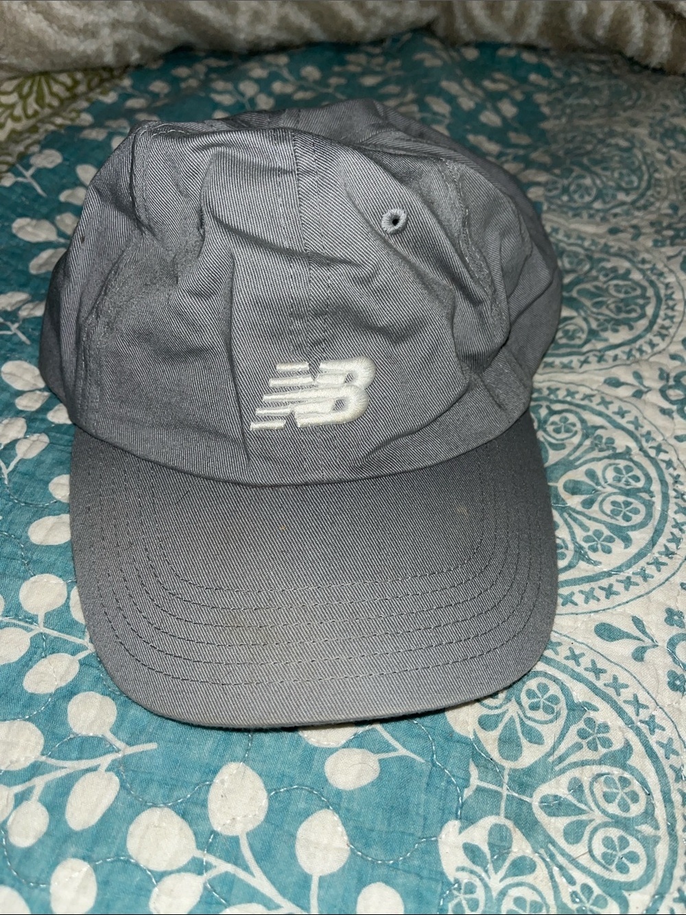 New Balance Charcoal Gray Embroidered NB Cap